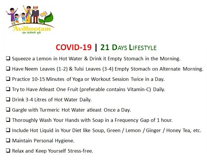 Covid-19  21Days Lifestyle